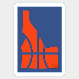 Broncos Basketball Sticker